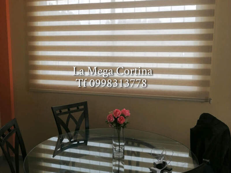 Cortinas topo zebra Ecuador 
