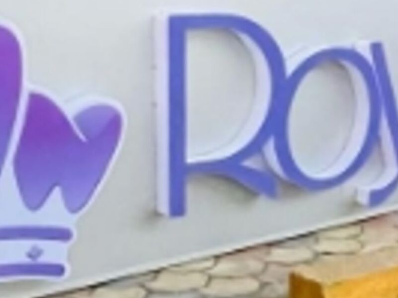 Rótulo 3D con base de alucubond