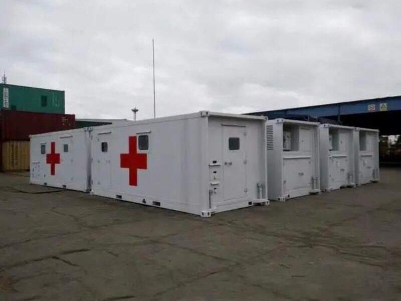 Contenedor tipo unidad médica