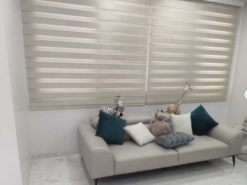 Cortina Zebra Beige