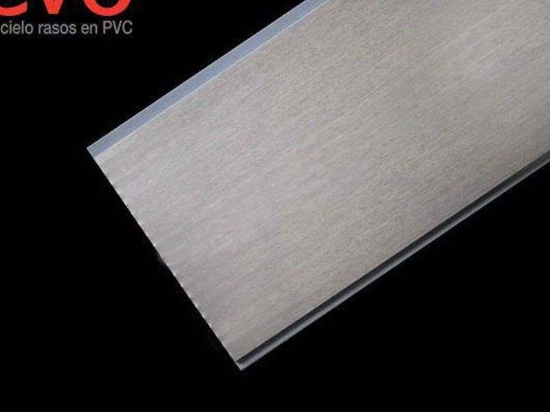 Panel PVC color Aluminio Liso