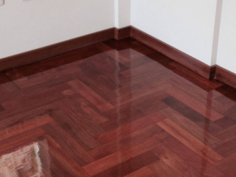 parquet color cafe oscuro