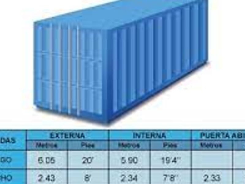 Container de 20 pies estandar