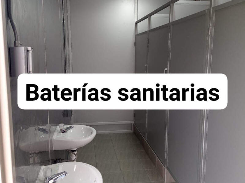 CONTAINER BATERIA SANITARIA