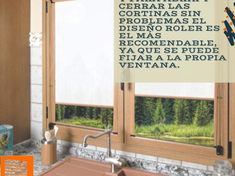 Roller con bordes de madera