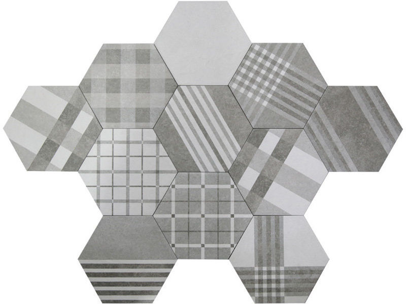  CEMENT GEO GREY HEXAGONO DECO MIX