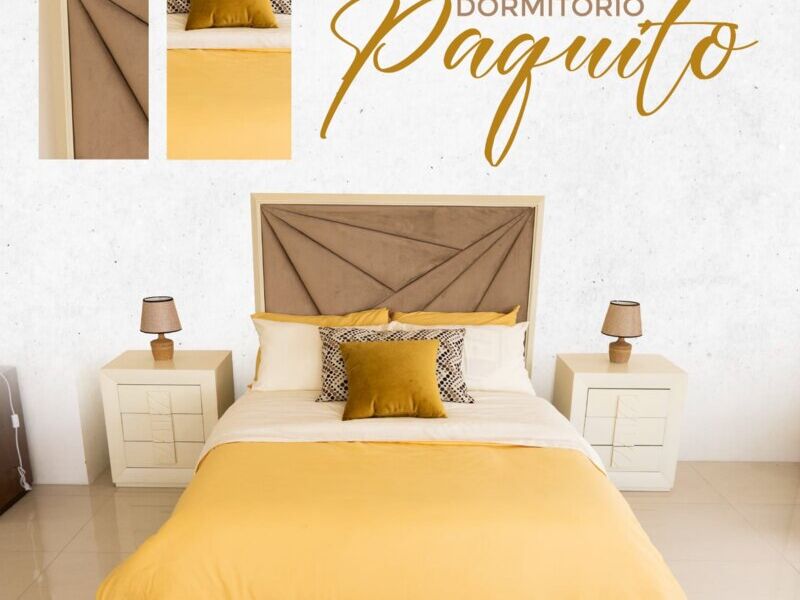 Juego de cama y velador en Ecuador