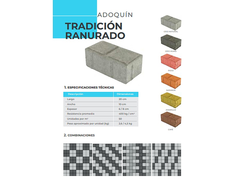 Adoquín Tradición Renurado