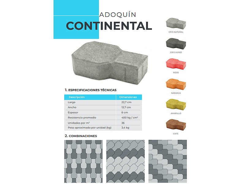 Adoquín Continental 