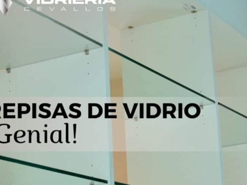 repisa de vidrio