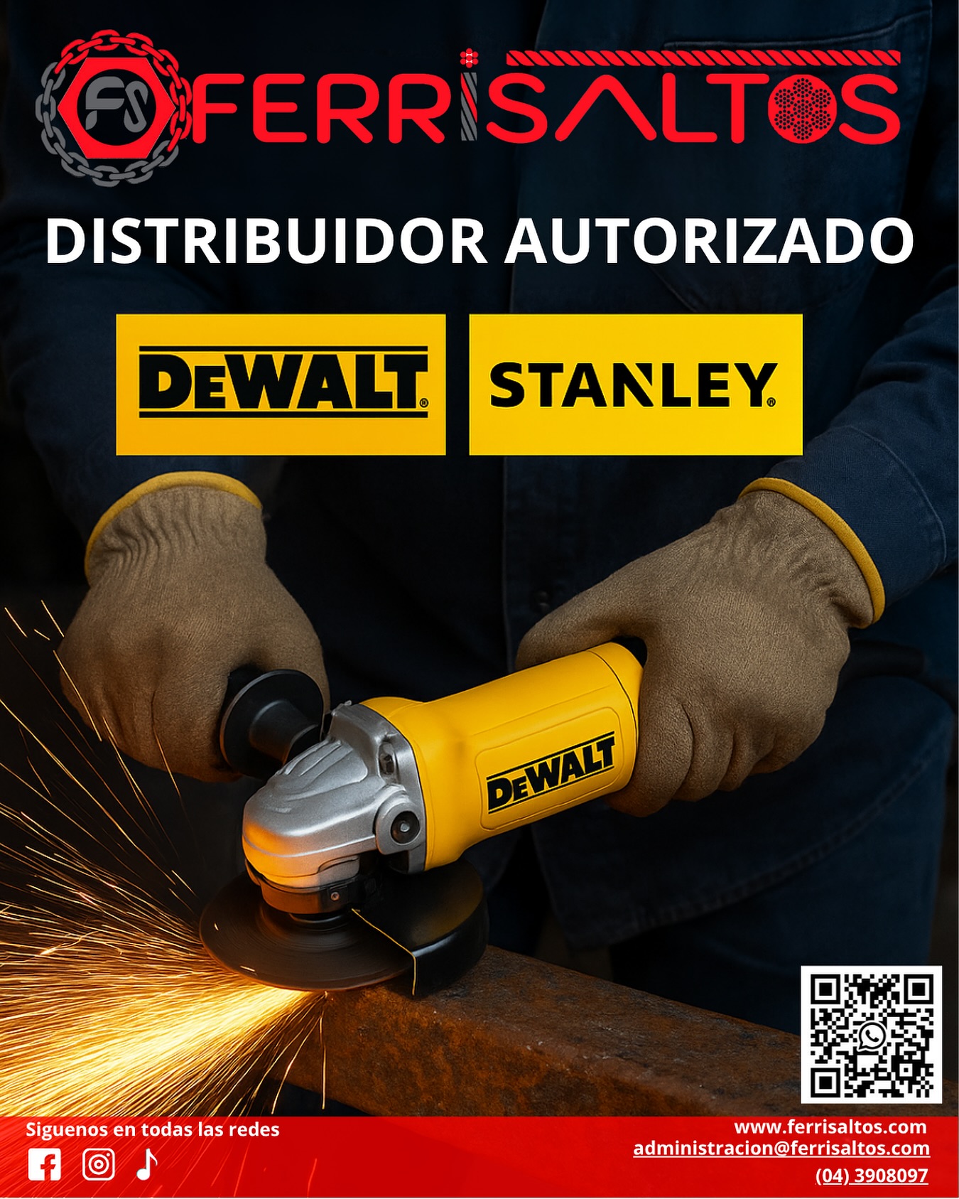MAQUINAS Y HERRAMIENTAS MANUALES DEWALT & STANLEY