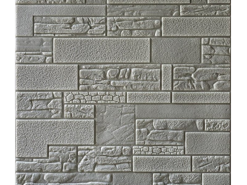 Panel adhesivo LADRILLOS CON TEXTURA PLATA EC