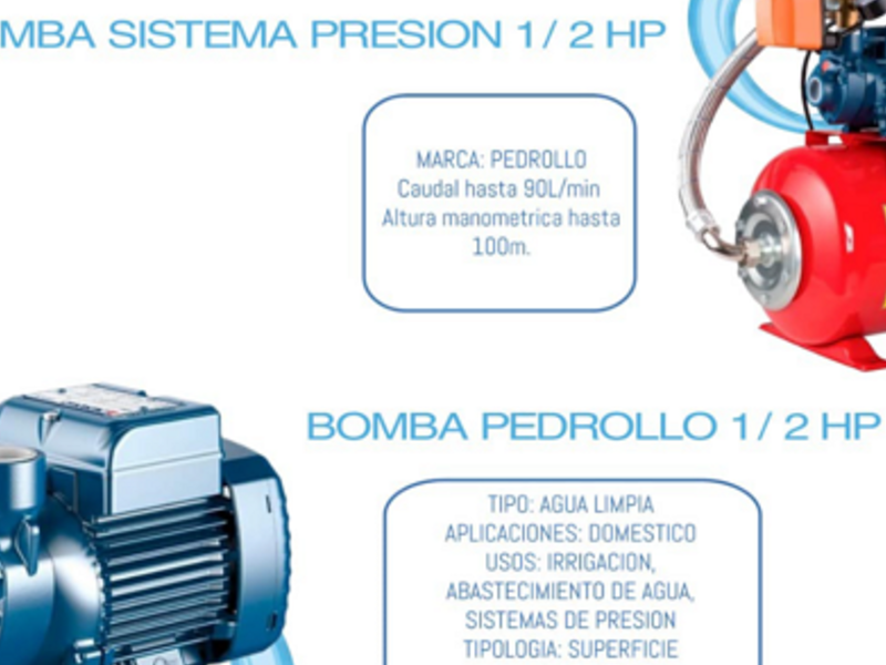 Bomba Sistema Presión Ecuador