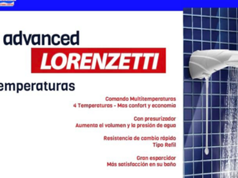Ducha Lorenzetti Ecuador