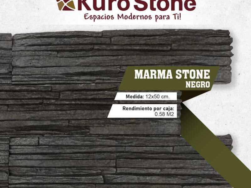 PIEDRA DECORATIVA MARMA KUROSTONE