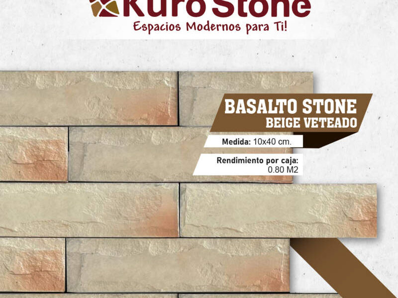 PIEDRA DECORATIVA BASALTO KUROSTONE