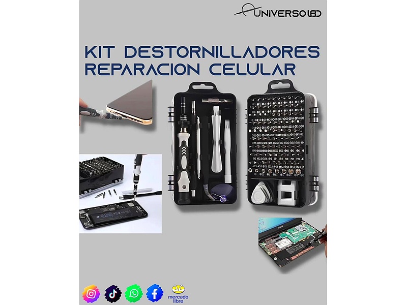 Kit Destornilladores Reparación Celular Ec