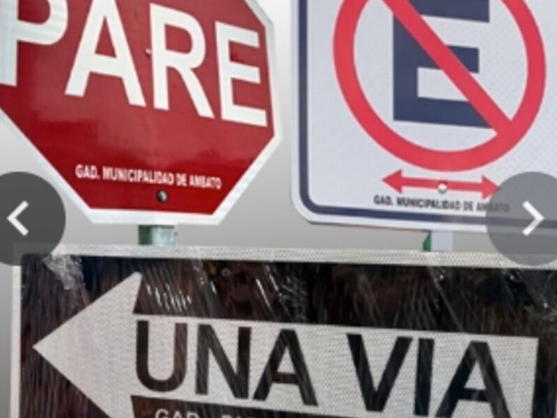 Señalética Vial