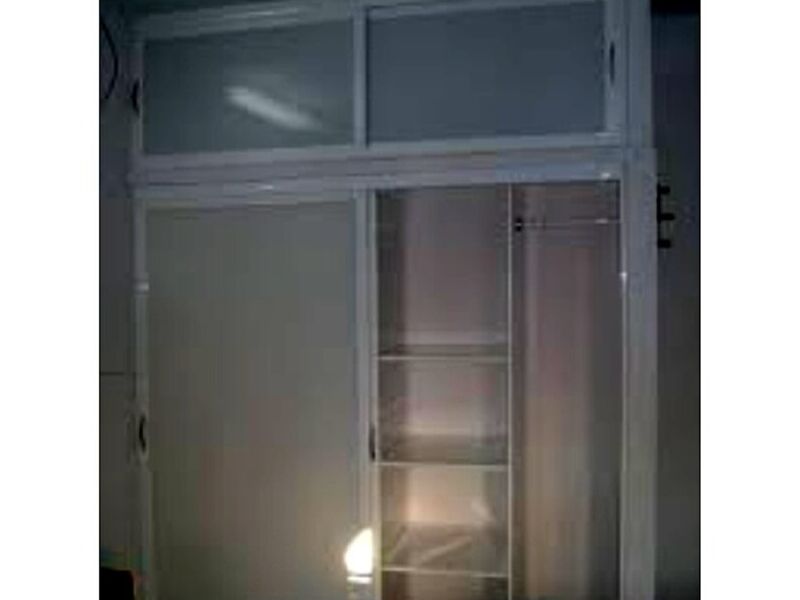 Closet aluminio y vidrio 