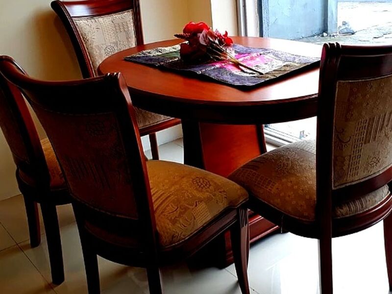 comedor redondo 4 sillas