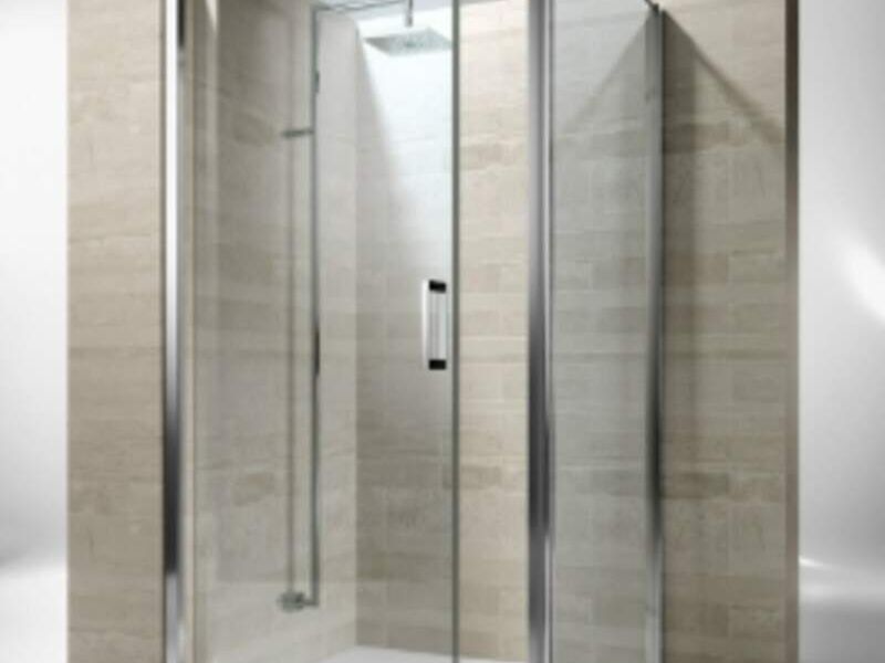 Cortina de baño de vidrio