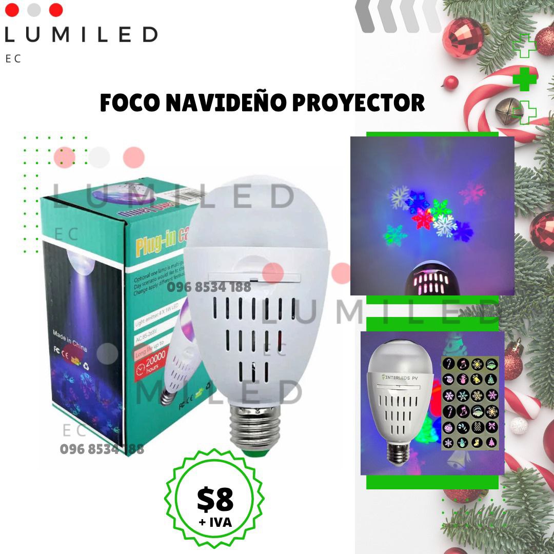 FOCO NAVIDEÑO PROYECTOR