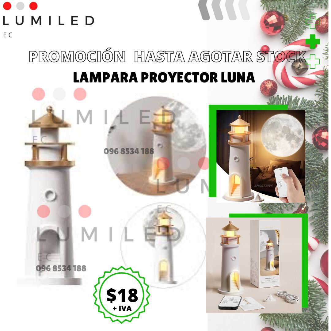 PROMOCIÓN HASTA AGOTAR STOCK   LAMPARA FARO PROYECTOR LUNA