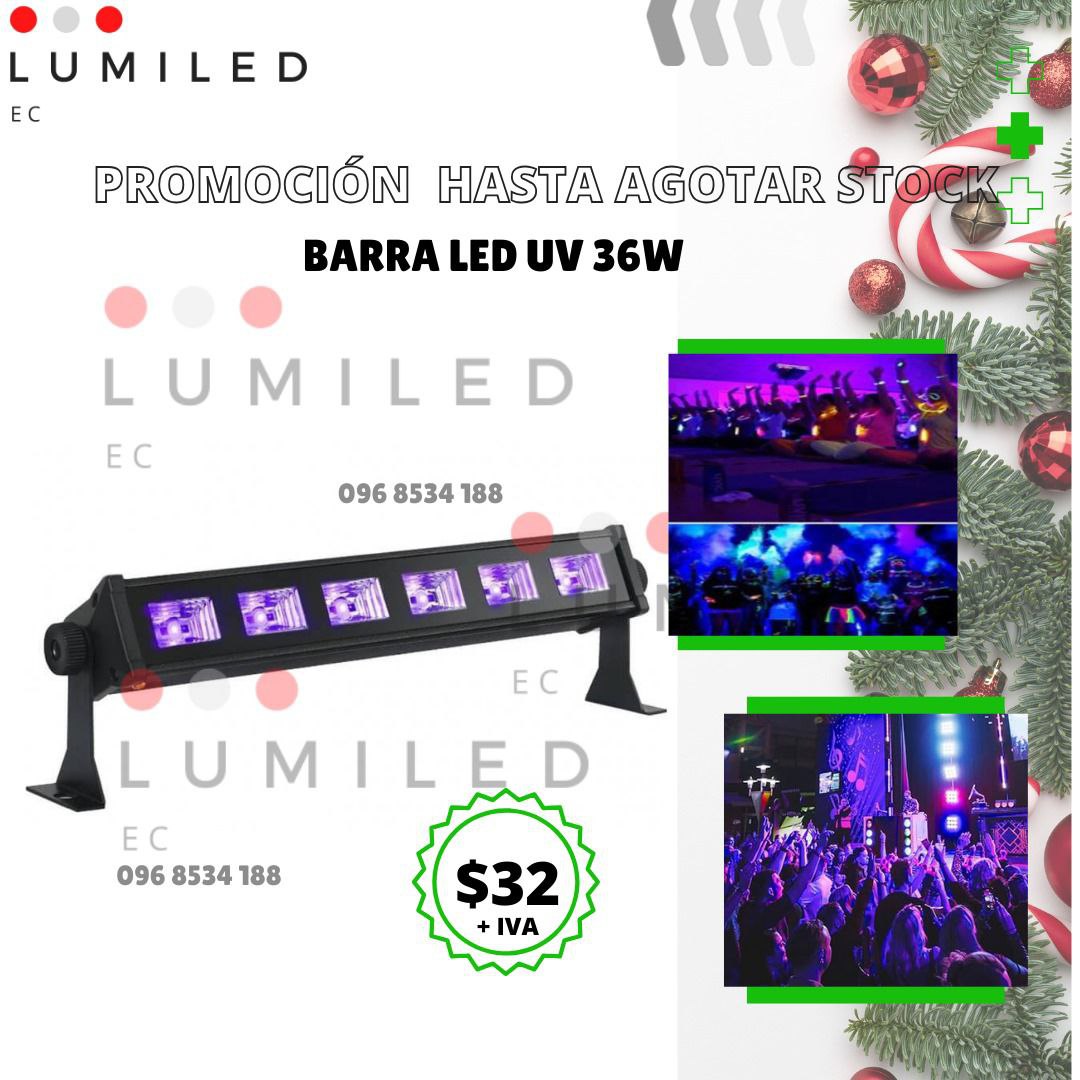 PROMOCIÓN HASTA AGOTAR STOCK   BARRA LED UV 36W