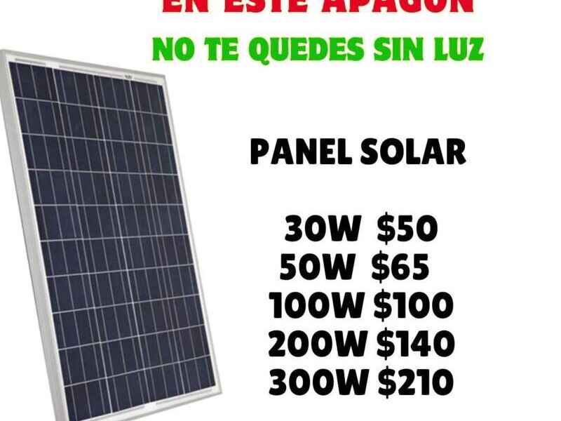 PANELES SOLARES