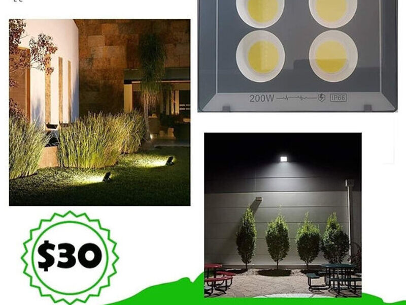 REFLECTOR ELECTRICO 200W MODELO COMPACTO 