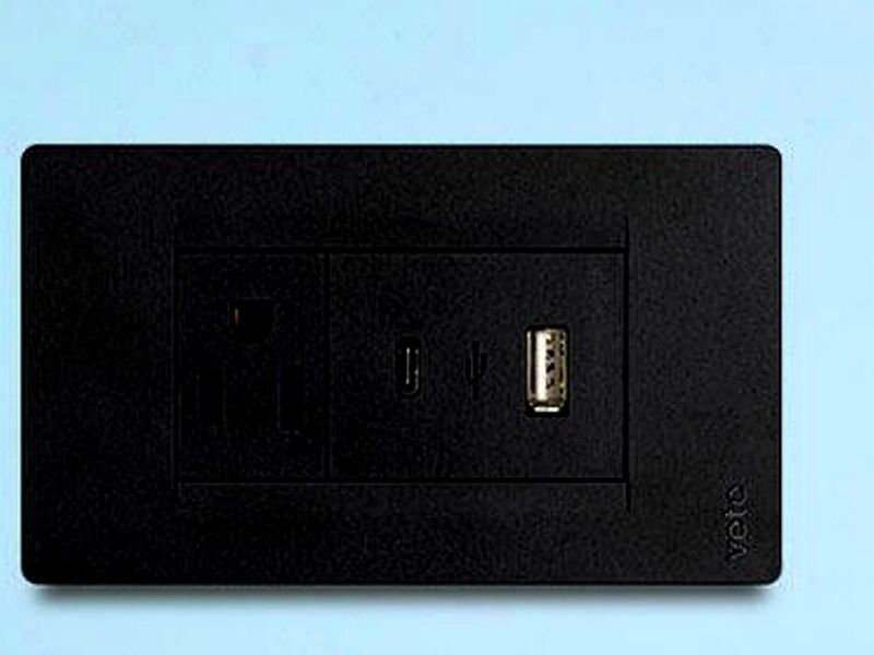 Tomacorriente americano USB