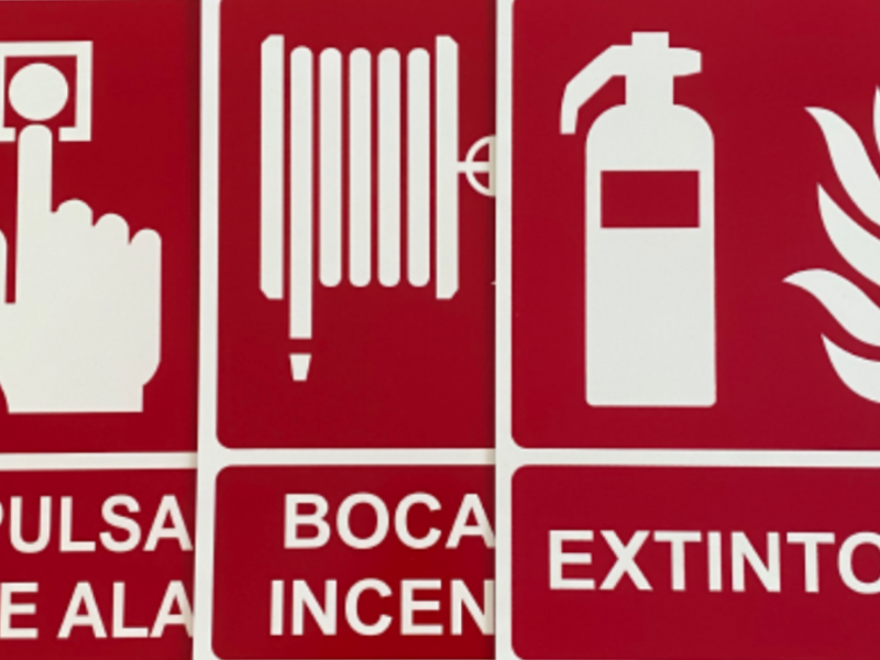 señalización contra incendios en Guayas