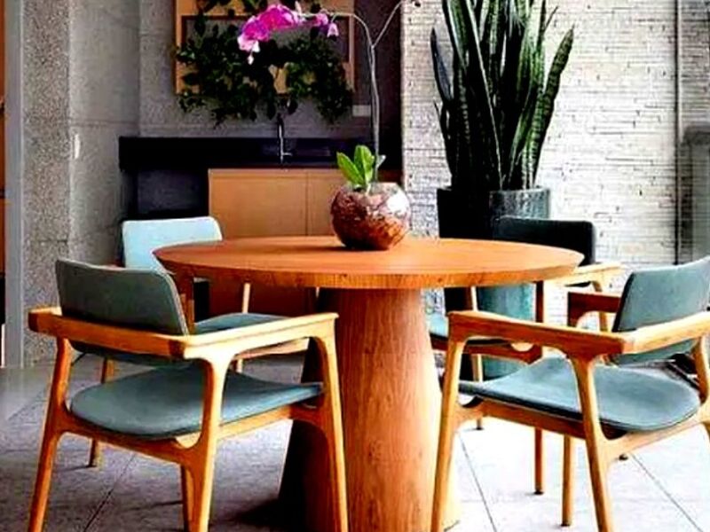 comedor redondo 4 sillas