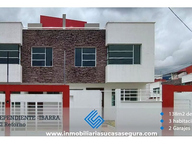 Casa independiente amplia Ibarra