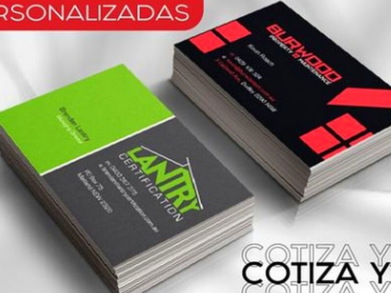 Tarjetas de presentación personalizadas