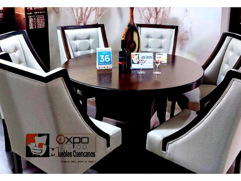 comedor redondo 6 sillas