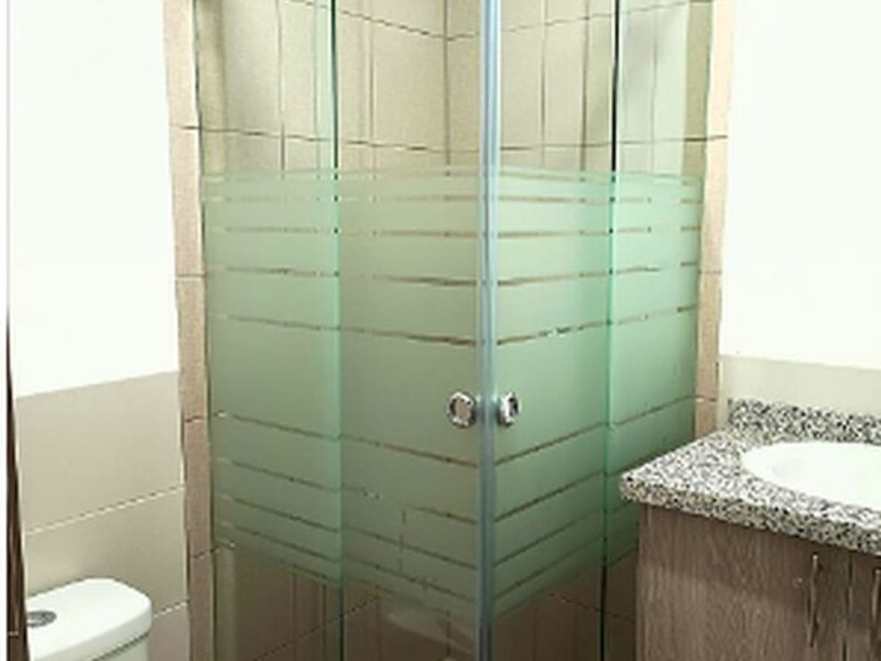 Cortinas  baño acero rectangular