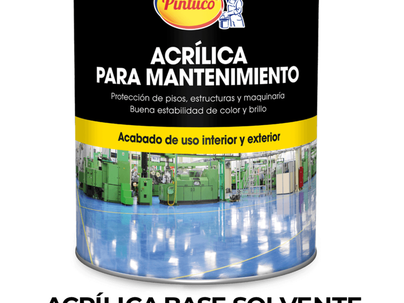 ACRÍLICA PARA MANTENIMIENTO Durán