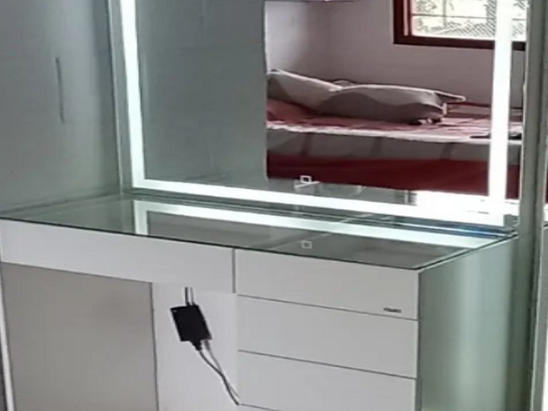 Peinadora luz led