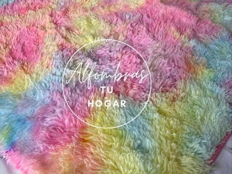 Alfombra multicolor