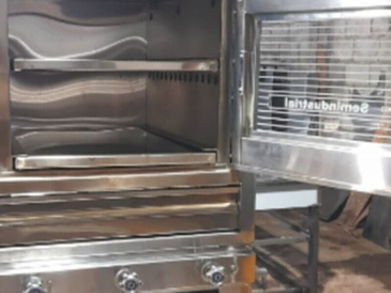 Horno 2 latas acero inoxidable Ecuador