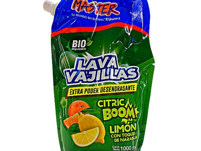 Master Lavavajilla Doypack Limón 1LT