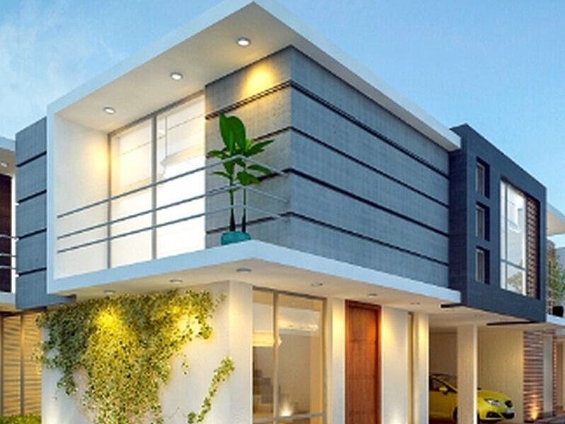 ARQUITECTURA CASA ELEGANTE ECUADOR