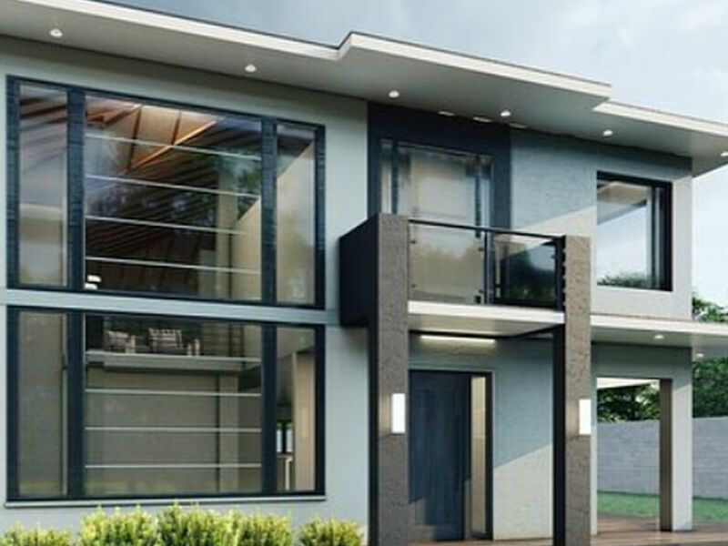 ARQUITECTURA CASA ELEGANTE ECUADOR