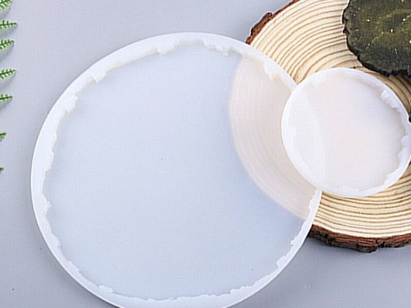 Bandeja y portavaso tipo madera Guayaquil