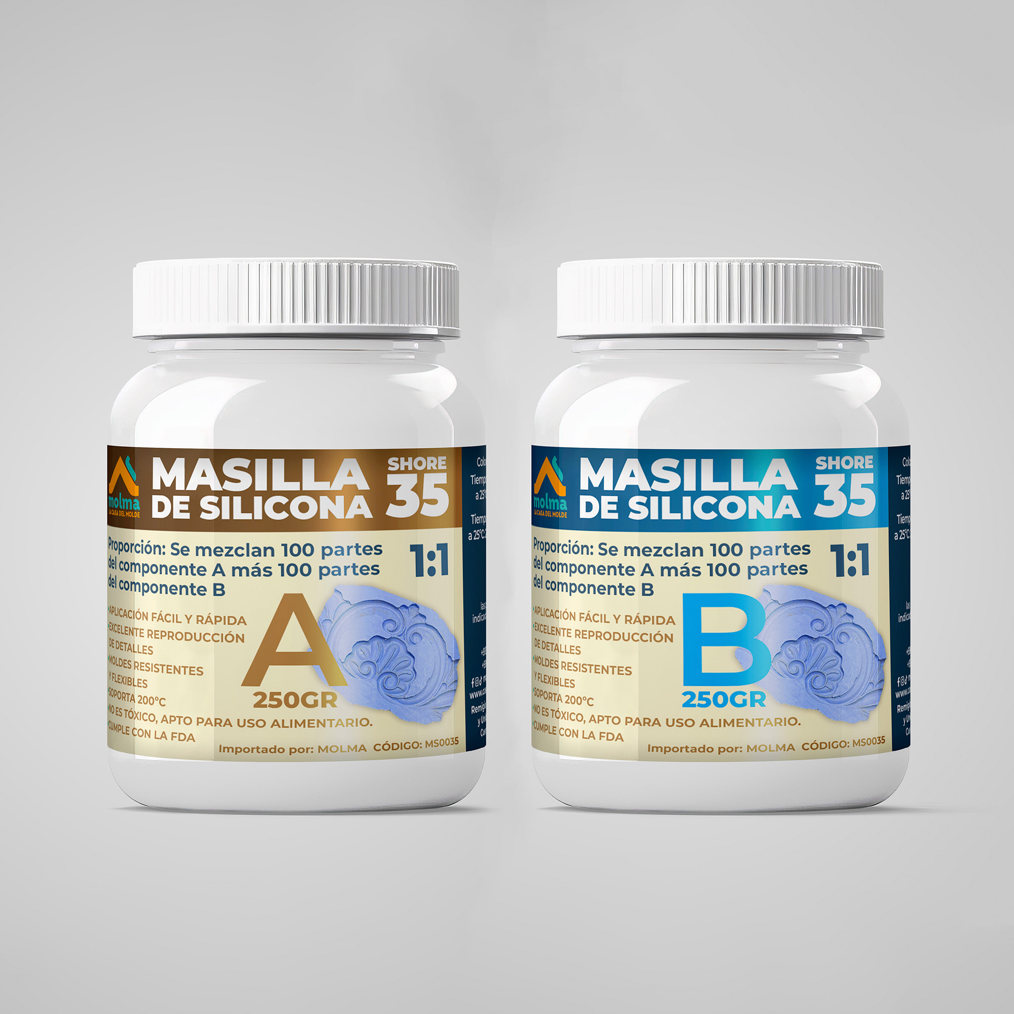 MASILLA DE SILICONA P 35 