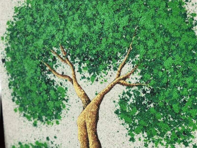 Cuadro Decorativo Árbol Manta