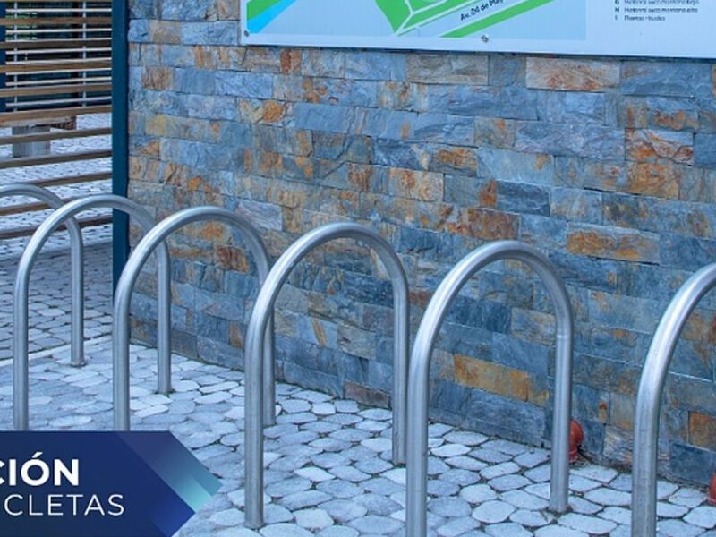 Estación Bicicleta Acero Inoxidable Ecuador