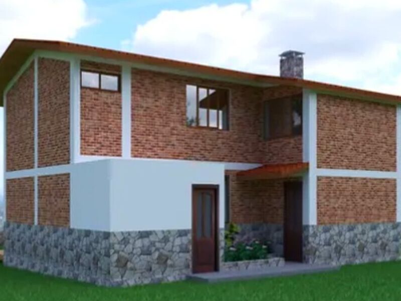 ARQUITECTURA CASA CAMPO ECUADOR