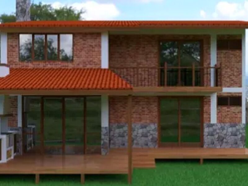 ARQUITECTURA CASA BLOQUE ECUADOR